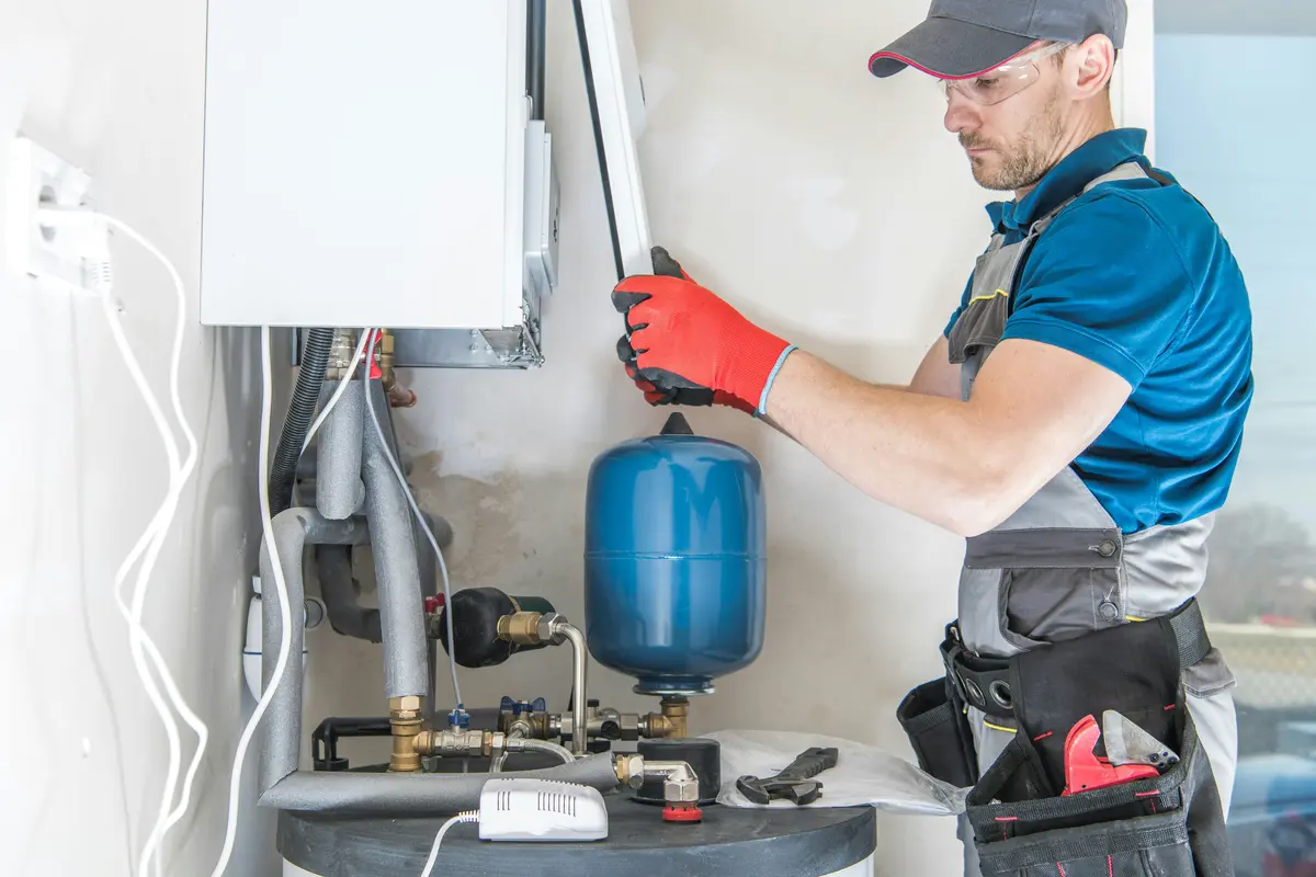 Boiler service in a Vancouver residential home